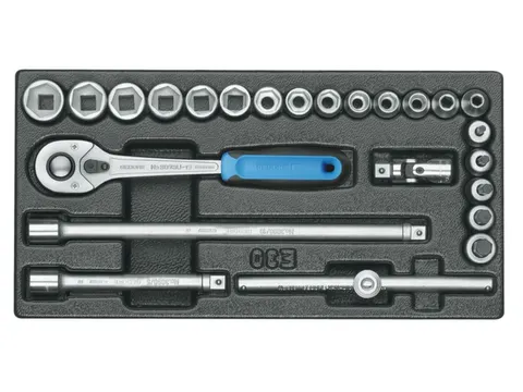 1500 ES-30 Dopsleutelset 3/8 inch in 1/3 ES module