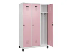 locker voor scheiding van kleding,HxBxD 1950x1200x500mm,3vak