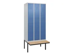 Dubbeldekse dekenkist,HxBxD 2120x900x815mm,3x2vak.,vak B 300mm