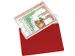 zichtpaneel,DIN A4,liggend,rood,achterzijde magnetisch