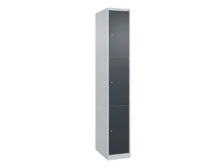 lockerkast,HxBxD 1850x300x500mm,1x3vakken,vak B 300mm,cil.-slot