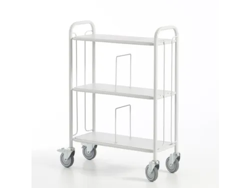 Dossierwagen 150kg 3 Etages 1100x710x290mm Ral7035