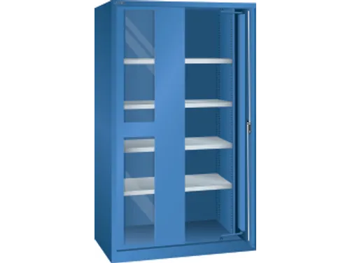 zwaarlastkast met zwenkdeuren,HxBxD 1950x1146x690mm,lak RAL5019