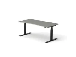 Elektrisch ihv bureau HxBxD 640-1300x1800x900/800mm blad grijs