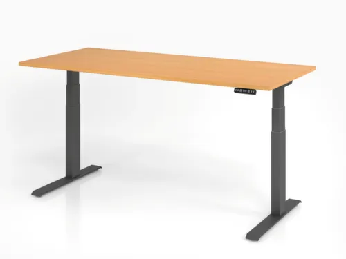 Elektrisch in hgte vst. zit-sta-bureau,HxBxD 640-1290x1800x800mm