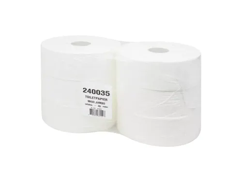 Euro 240035 Toiletpapier maxi jumbo cellulose 2-laags 350 mtr 6 rol