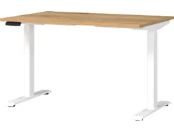 Elektrisch ihv bureau,HxBxD 720-1200x1200x800mm,blad Navarra-eiken