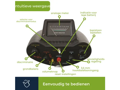 Professionele Metaaldetector