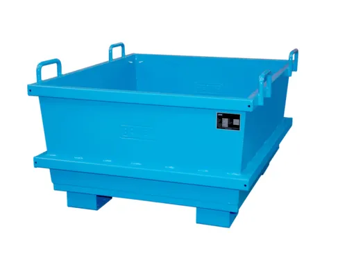 Universele Stortgoedbak Blauw Heftruck Kraantraverse 680x1040x1200mm