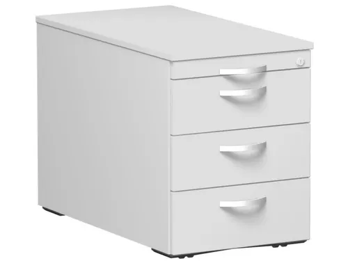 mobiel ladeblok,HxBxD 570x430x800mm,4lade(n),lichtgrijs