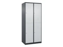 dubbeldekse locker,HxBxD 1850x800x500mm,2x2vak.,vak B 400mm