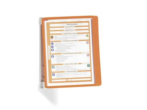 Metalen Wandhouder A4 Vario Wall 5 Oranje