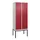 locker,HxBxD 2120x800x500mm,2vak,vak B 400mm,cil.-slot,voetonderstel