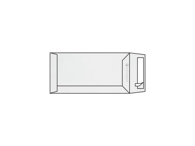 Zak Akte Envelop Strip DL 110x220mm Rives Tradition 168µm extra wit