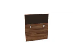 baliepaneel bureau aanbouw achter NP-tiepolo nut BN2036-bruin 1000mm
