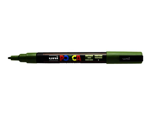 Verfstift Posca PC3M Fijne punt 0,9-1,3mm Kaki