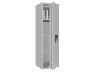 sleutelkluis,HxBxD 1400x400x420mm,128haak,legborden,romp RAL7035 - 3
