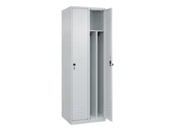 locker voor scheiding van kleding,HxBxD 1850x600x500mm,2vak