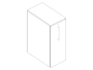 apothekerskast,HxBxD 1162x450x800mm,aanbouw links,decor beuken - 3