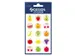 Étiquette pailletée Z-design Smileys fruits, paquet de 1 feuille