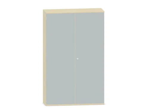Kantoorkast 1920x1200x430mm Decor Romp Esdoorn Decor Front Lichtgrijs