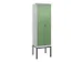locker voor scheiding van kleding,HxBxD 2120x600x500mm,2vak