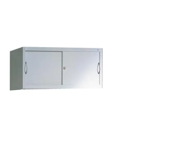 Armoire superposable,corps RAL7035,face avant RAL3003