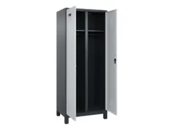 locker voor scheiding van kleding,HxBxD 1950x800x500mm,2vak