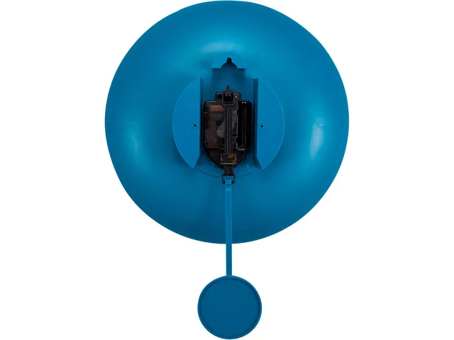 Wandklok nXt Bowl Ø 30cm turquoise streepaanduiding