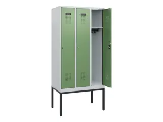 schoollocker,HxBxD 1950x900x500mm,3vak,vak B 300mm,cil.-slot - 1
