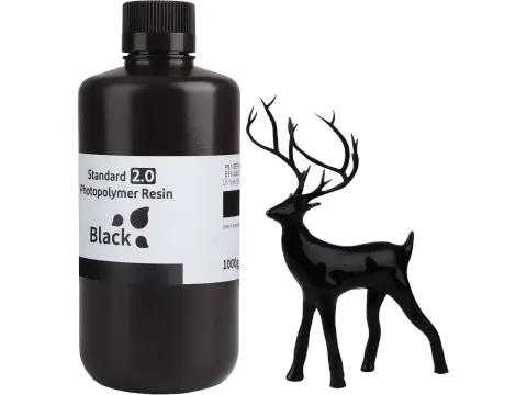 ELEGOO Standard Resin 2.0 Black 1 kg 3d printers