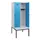 locker met bank,HxBxD 1950x800x815mm,2vak,vak B 400mm,draaigrendel