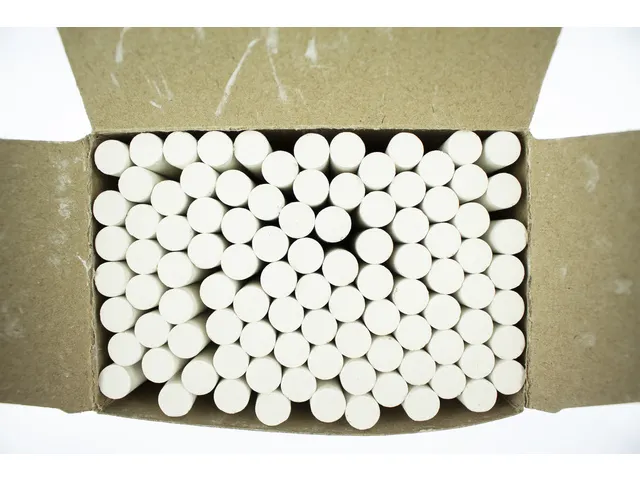 Bordkrijt Kangaro Wit Doos 100st