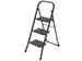 Escabeau aluminium 3 marches SL300 noir