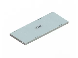 legbord,v. magazijnstelling,BxD 1000x400mm,vakl. 150kg,verzinkt - 1