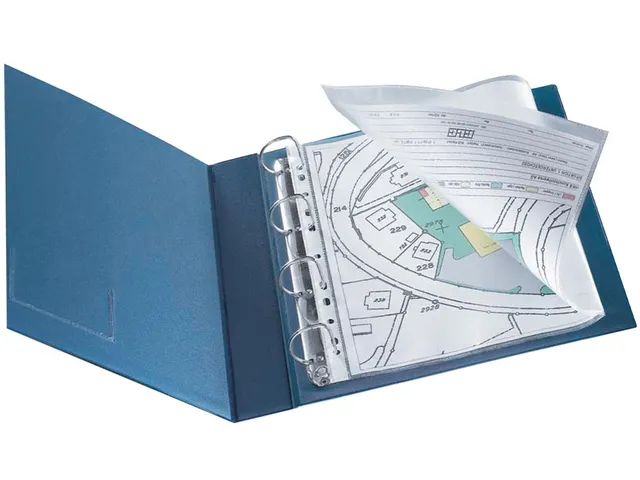 Geperforeerde Showtas A4 11-gaats Glashelder 80mic Pak 25 Stuks
