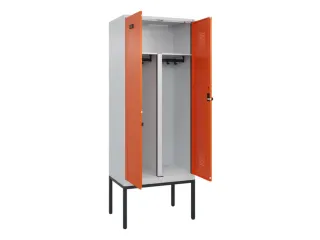 PBM-locker,HxBxD 2120x800x500mm,2vak,vak B 400mm,draaigrendel - 1