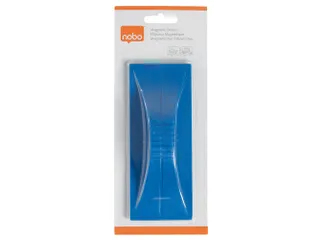 Whiteboardwisser Nobo magnetisch blauw - 1