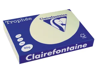 Trophée Pastel gekleurd papier A3 80 gram 500vel Lichtgroen - 1