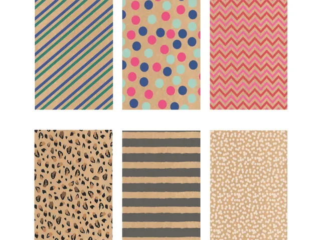 Papier cadeau IG Group Kraft imprimé 200x70cm assorti