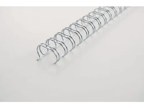 Draadrug GBC 5mm 34-rings A4 zilver 100stuks