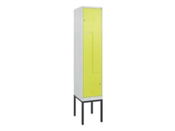 Z-garderobekast,HxBxD 2120x400x500mm,vak B 200/400mm,cil.-slot