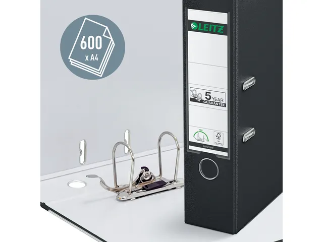 Ordner Leitz 1010 A4 80mm Pp Zwart