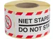 etiketten Niet stapelen 46 x 125 mm 250 stuks