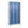 Z-garderobekast,HxBxD 1950x900x500mm,vak B 150/300mm,draaigrendel