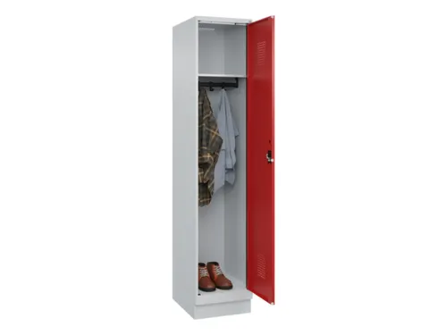 locker,HxBxD 1950x400x500mm,1vak,vak B 400mm,cil.-slot,sokkel
