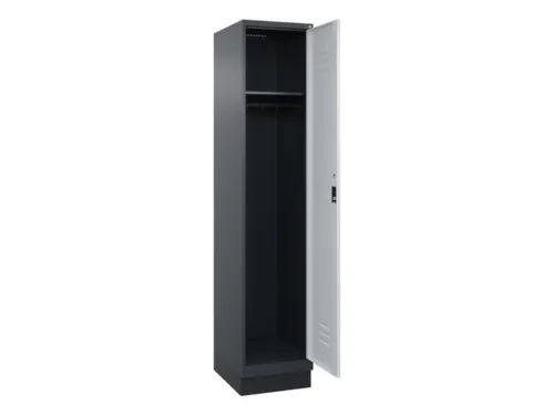 locker,HxBxD 1950x400x500mm,1vak,vak B 400mm,cil.-slot,sokkel
