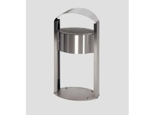 Afvalbak RVS 15 liter HxB 1200x580mm binnenbak verzinkt