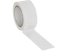 vloermarkeertape,PVC,wit,band LxB 33mx50mm