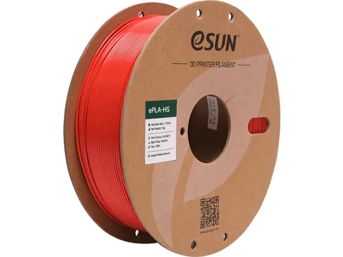 eSUN 3D printer Filament ePLA+HS 1,75mm Rood 1kg